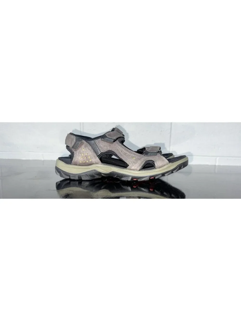 ECCO Offroad Lite Mens Leather Athletic Outdoor Sport Sandals Size EU 47 US 13